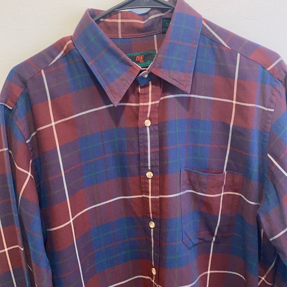 Abercrombie and Fitch Plaid Button Up EUC